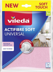 Vileda Actifibre Soft Πανάκι Καθαρισμού με Μικροΐνες Γενικής Χρήσης Ροζ 27x32εκ. Vileda Actifibre Soft Πανάκι Καθαρισμού με Μικροΐνες Γενικής Χρήσης Ροζ 27x32εκ.