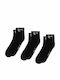 Karl Kani Men's Solid Color Socks Black 3Pack