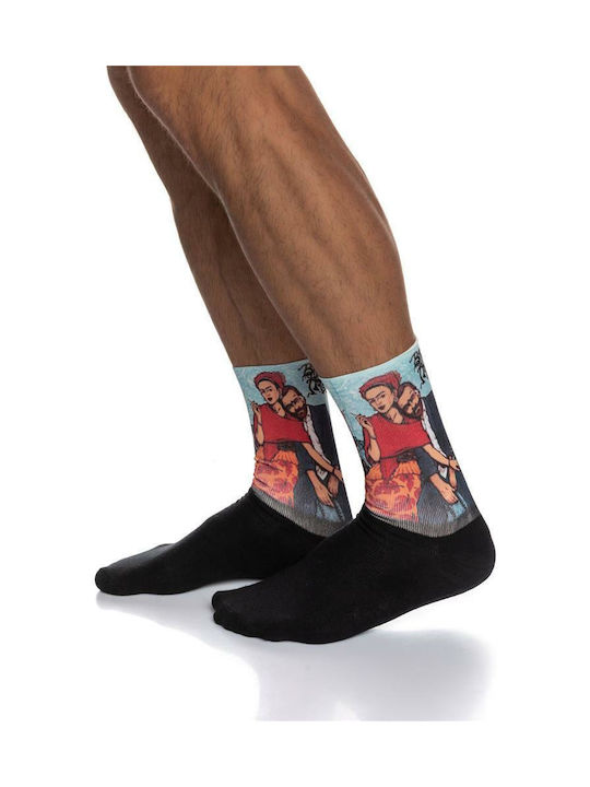 Inizio Ανδρικές Κάλτσες με Σχέδια Μαύρες