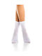 Inizio Women's Solid Color Socks White