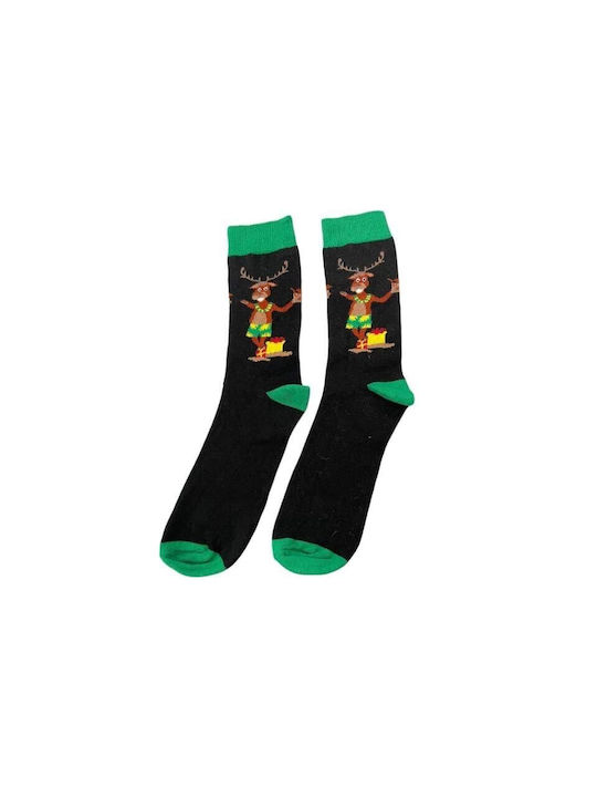 Ekmen Men's Christmas Socks Black