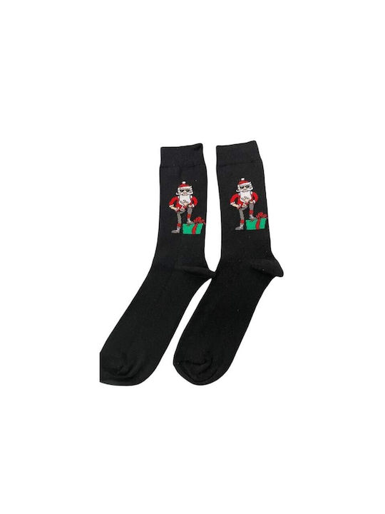 Ekmen Ανδρικές Χριστουγεννιάτικες Κάλτσες Μαύρες
