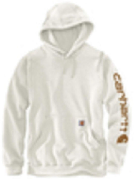 Carhartt Hanorac cu Glugă Alb