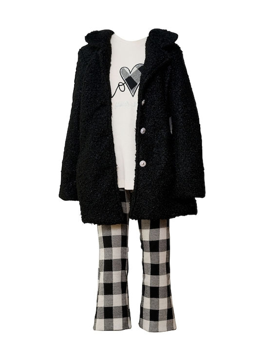 Restart for kids Kids Set with Pants & Jacket Winter 3pcs Black