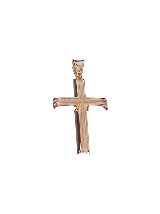 Gatsa Herren Gold Kreuz 14K