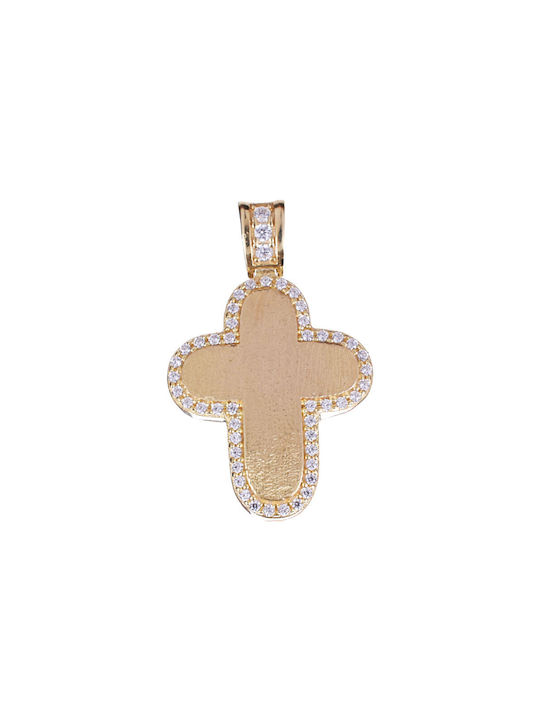 Gatsa Women's Gold Cross 14K