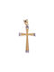 Gatsa Damen Gold Kreuz 14K