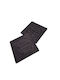 ByLeather Round PU Black Coasters 9cm 4pcs