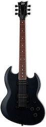 ESP LTD Ηλεκτρική Κιθάρα Double Cut Μαύρη
