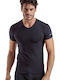 Men's Undershirt Short-sleeved in Blue Color