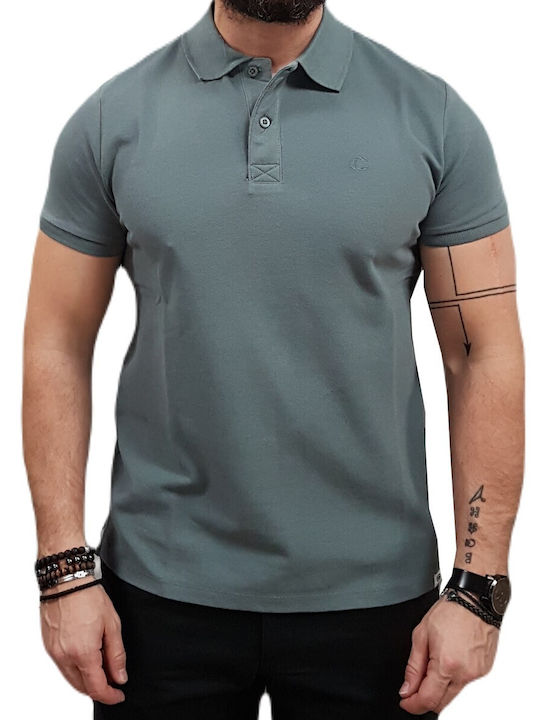 Brokers Jeans Men's Short Sleeve Blouse Polo Green