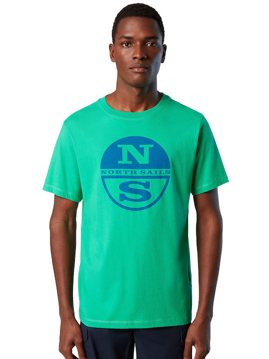 North Sails Ανδρικό T-shirt Κοντομάνικο Πράσινο