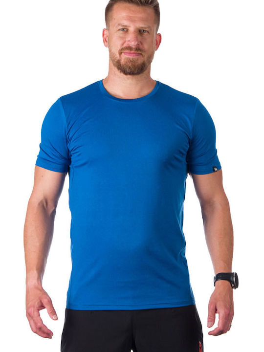 Northfinder Herren T-Shirt Kurzarm Blau