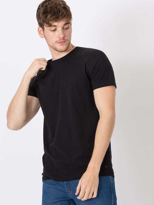 Tiffosi Men's Short Sleeve T-shirt Black