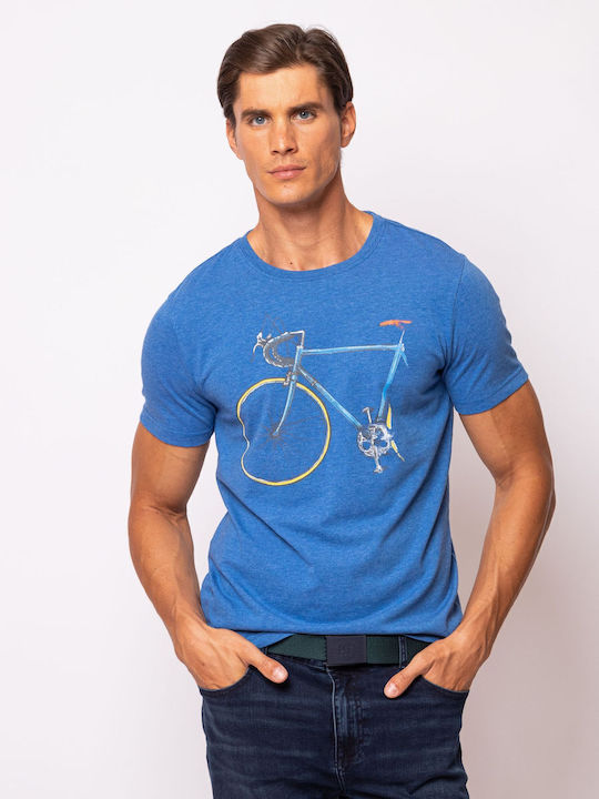 Heavy Tools Polo T-shirt Navy Blue
