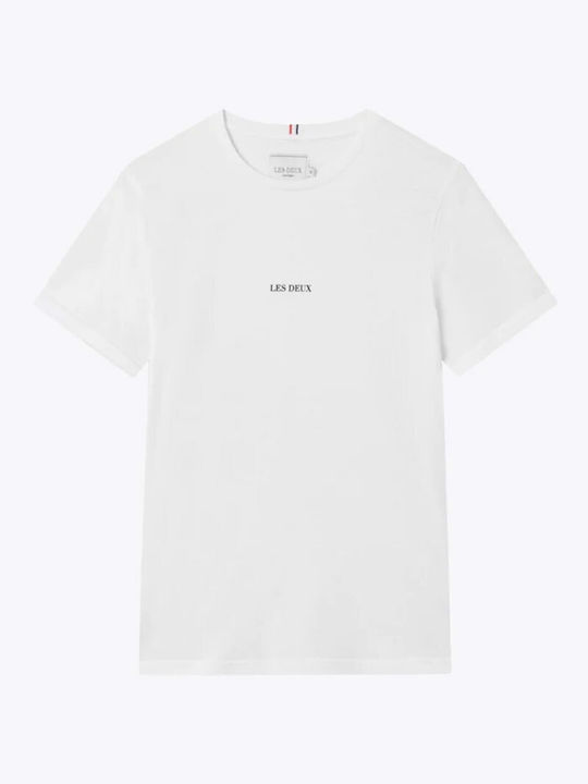 Les Deux Men's Short Sleeve T-shirt White