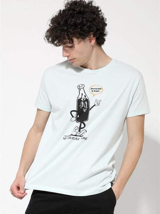Van Hipster T-shirt Γαλάζιο