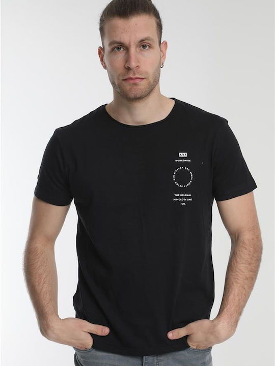 Van Hipster T-Shirt Schwarz