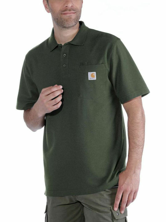 Carhartt Polo T-shirt Πράσινο