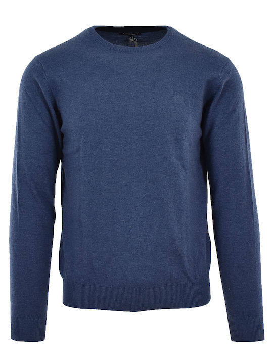 Ascot Sport Men's Long Sleeve Sweater Blue