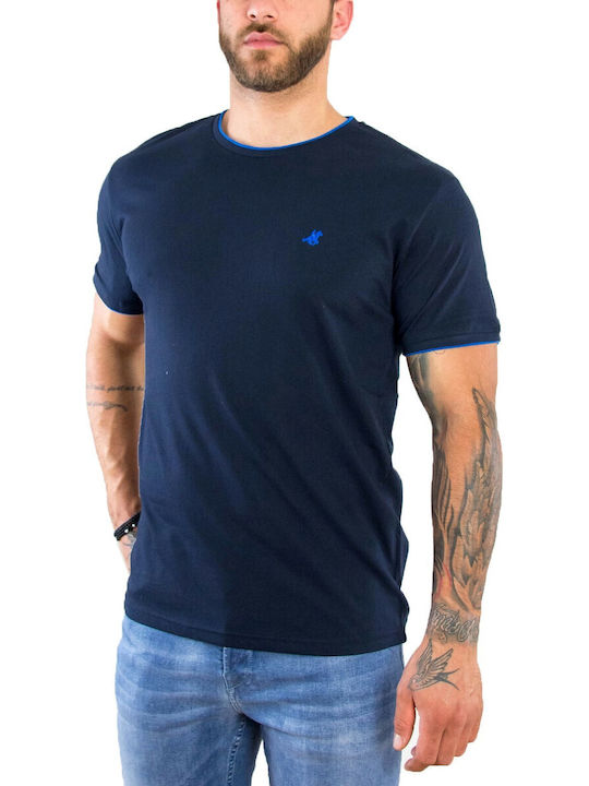 U.S.Grand Polo Club T-shirt Bărbătesc cu Mânecă Scurtă Albastru marin