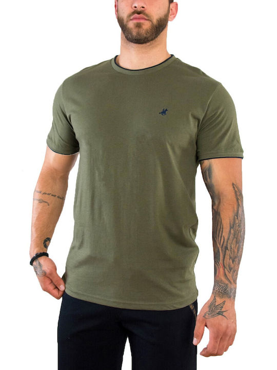 U.S.Grand Polo Club Men's T-shirt Khaki