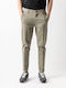 Pantaloni Chino Elastic Verde