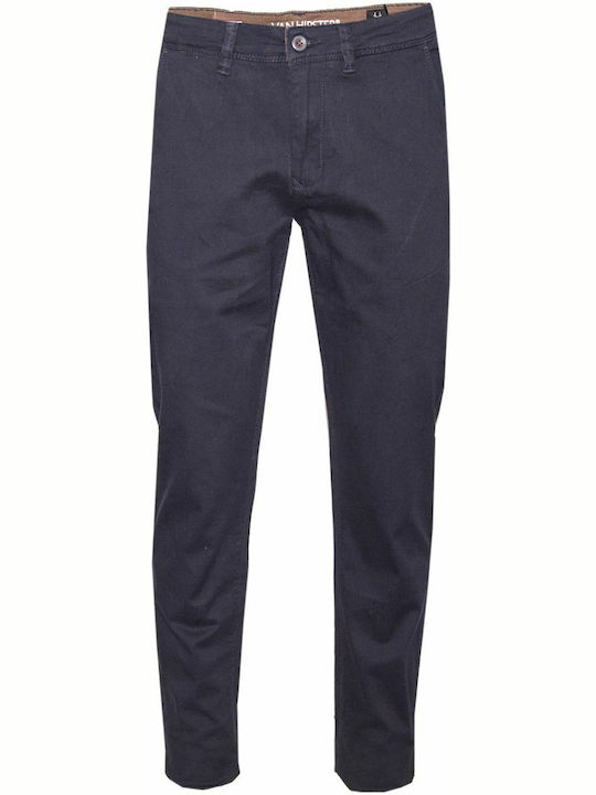 Van Hipster Men's Trousers Chino in Regular Fit Blue