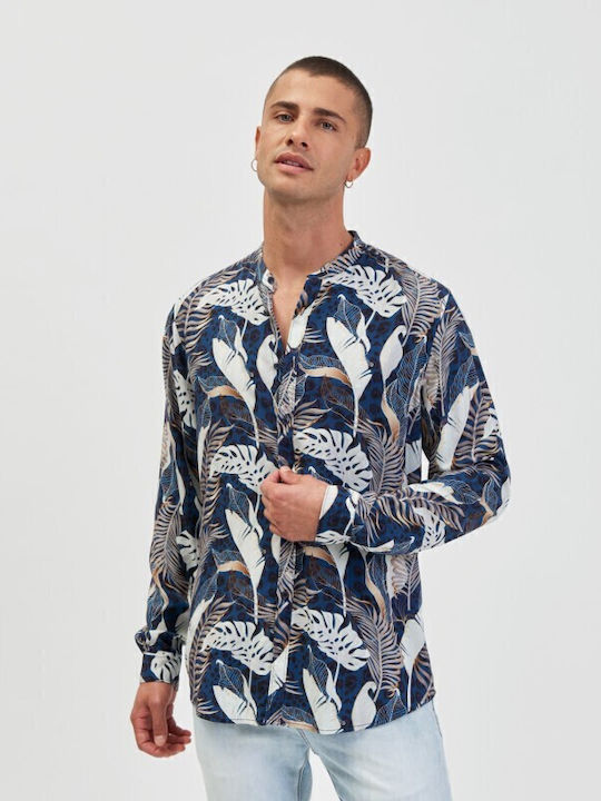 Long-sleeved Shirt Navy Blue