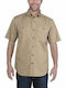 Carhartt Men's Shirt Short Sleeve Cotton Khaki