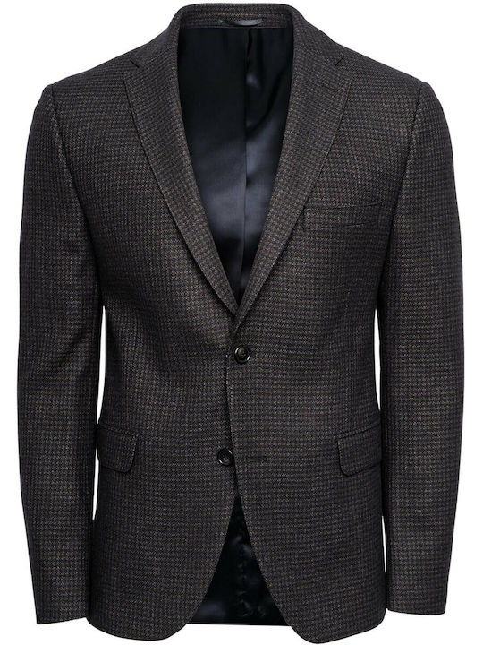 Fragosto Men's Suit Jacket Navy Blue