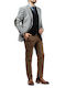 Fragosto Men's Suit Jacket Gray