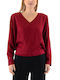 Women's Blouse Long Sleeve with V Neckline Khaki