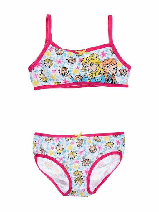 Disney Frozen Kids' Set Brief with Bralette Fuchsia 2pcs