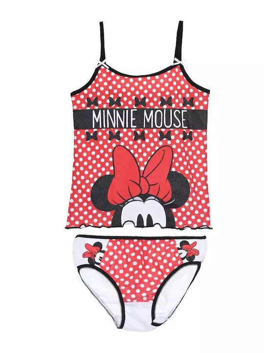 Disney Minnie Set of Kids' Briefs Red 2pcs