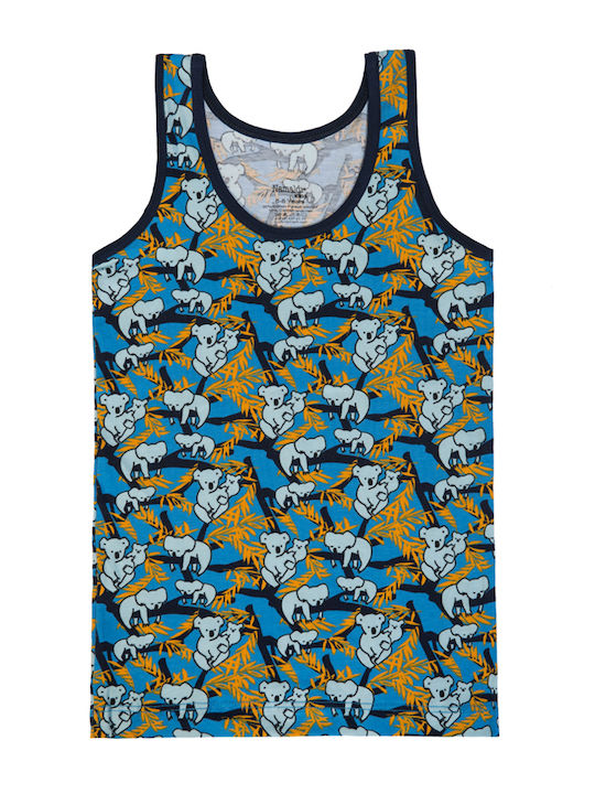 Kal-tsa Kids Tank Top Light Blue 1pcs