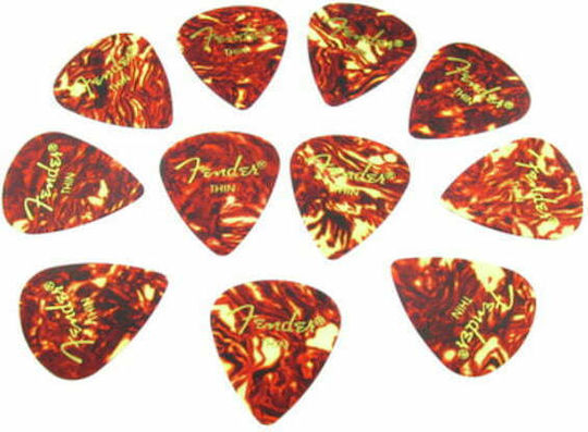 Fender Guitar Picks Celluloid Pick Set 12pcs