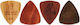 Ortega Picks Guitar Thickness 2.5mm Set 4pcs