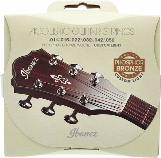 Ibanez Set Acoustic Guitar Strings Bronze 11 - 52