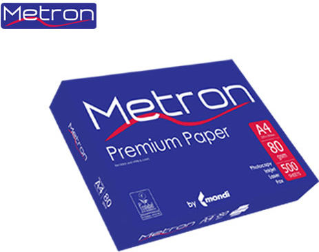 Metron Χαρτί Εκτύπωσης A4 80gr/m² 500 φύλλα