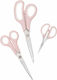 Scissors for Crafts with Metallic Blade Pink