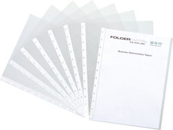 Foldermate Binder Pockets Type "P" with Holes 10 Pieces