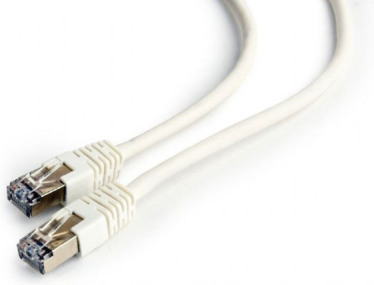 Gembird F/UTP Cat.6 (Gigabit) Καλώδιο Δικτύου Ethernet 5m Λευκό