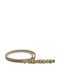 Leather Women's Belt Beige VCS6W555 B92