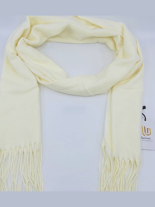 Legend Accessories Men's Cashmere Scarf Beige