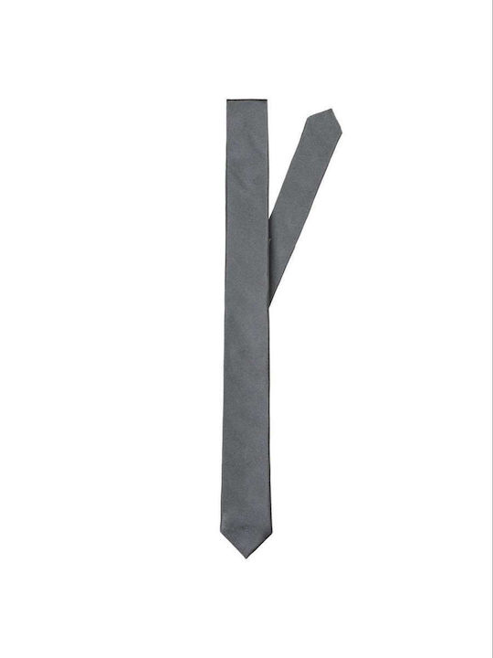 Selected Herren Krawatte Monochrom in Gray Farbe