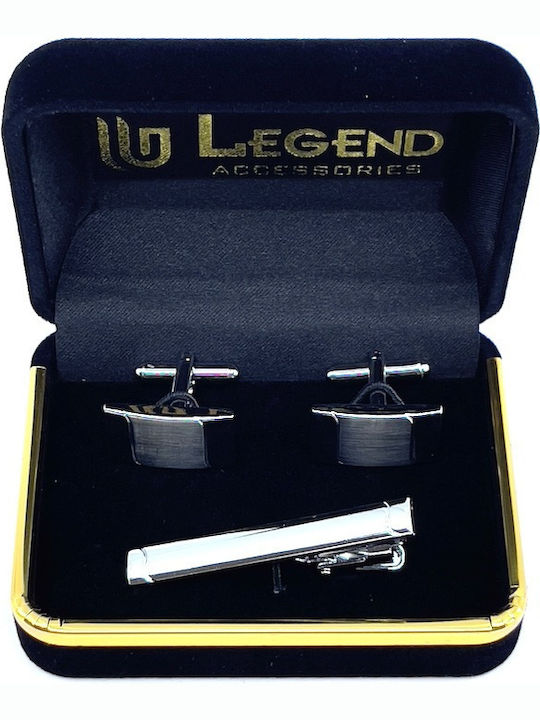 Legend Accessories Мансети от Silver в Сребрист Цвят