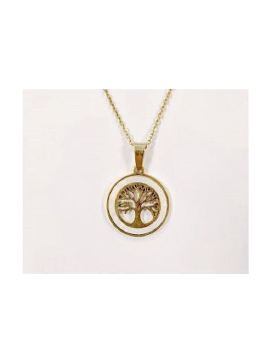 Kostibas Fashion Necklace Tree from Gold Plated Steel