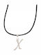 Kostibas Fashion Charm Monogramm "Χ" aus Vergoldet Stahl