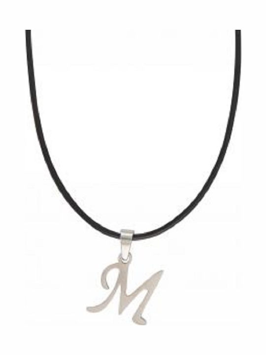 Kostibas Fashion Charm Monogramm "Μ" aus Vergoldet Stahl